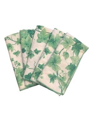 Franciscan Ivy Linen Cotton Napkins Set of 5